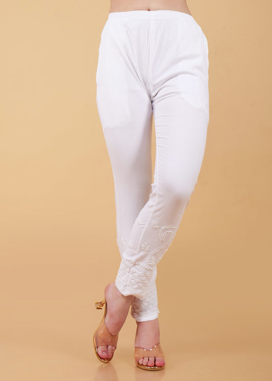 Hand Embroidered Chkankari  Pant