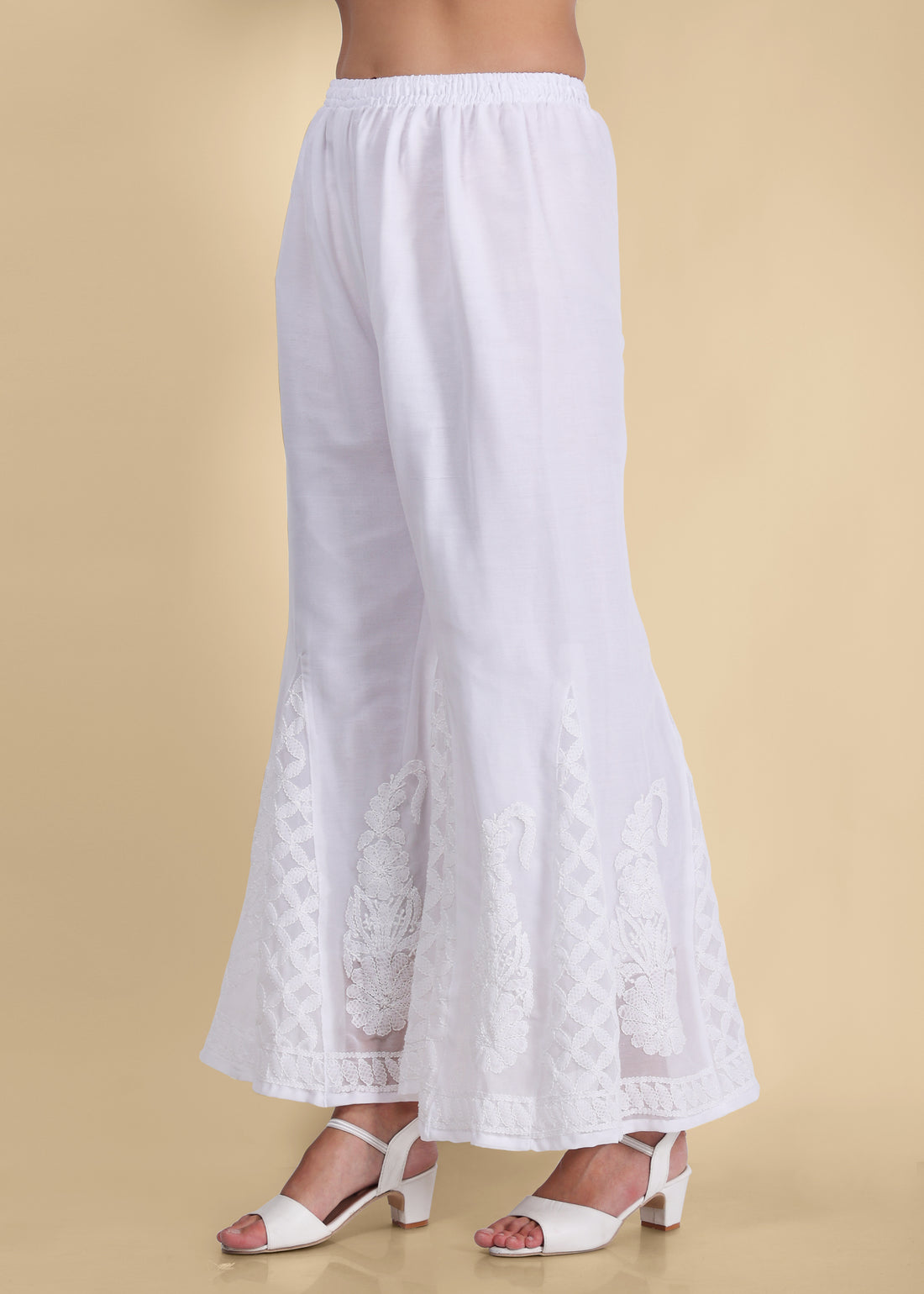 Saba Hand Embroidered Kalidar Plazo.